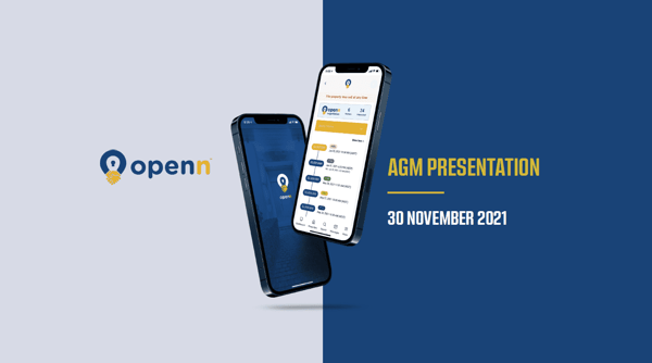 Openn AGM 30 Nov 2021 - Front page
